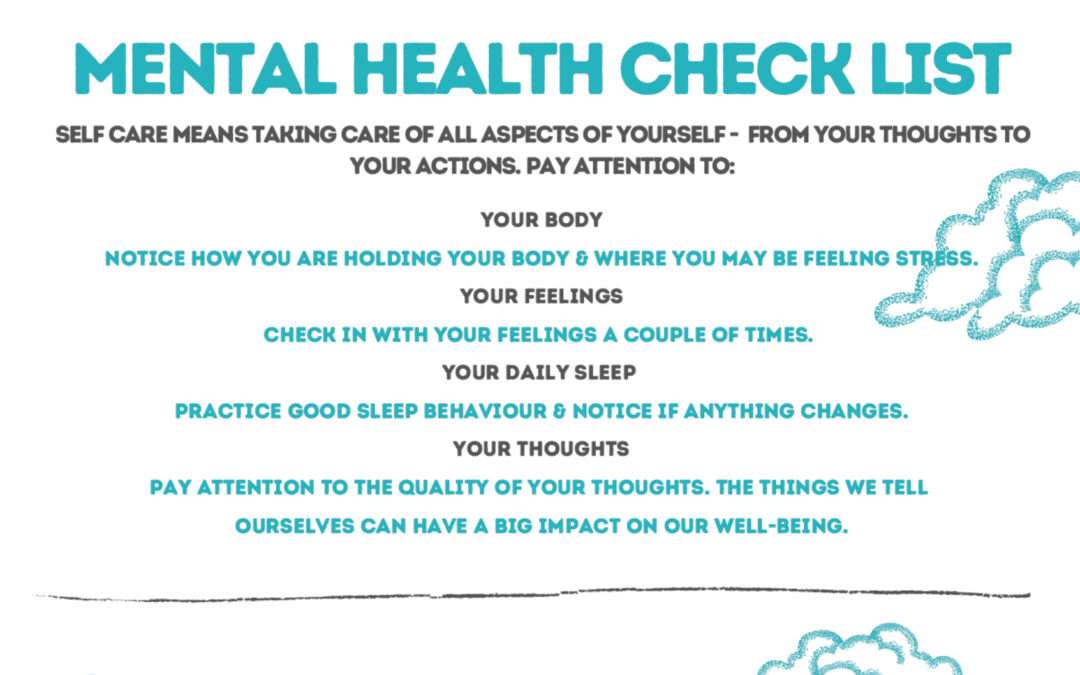 Mental Health Checklist