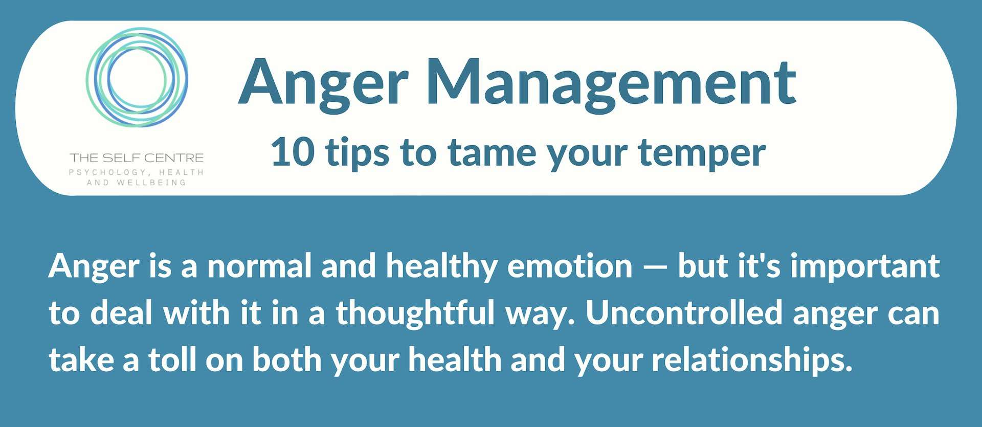 anger management tips