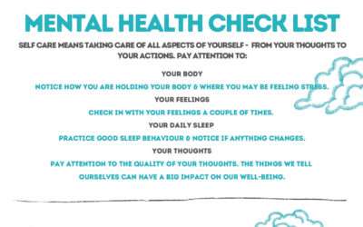 Mental Health Checklist